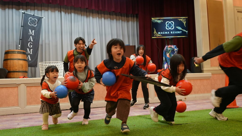 MAGMA Resort子供たちの楽しいアクティビティ。